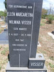 VISSER Ellen Margaretha Wilmina nee MARITZ 1907-1980