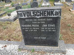 VOLSCHENK Jan Erns 1872-1958 & Hendrina Maria BRITZ 1889-1954