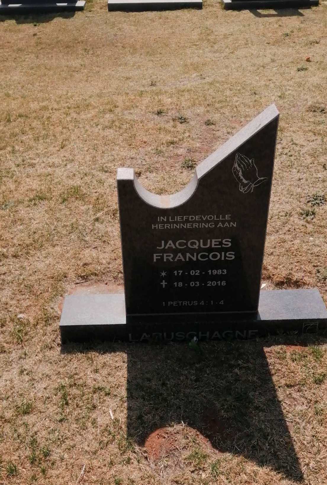 LABUSCHAGNE Jacques Francois 1983-2016