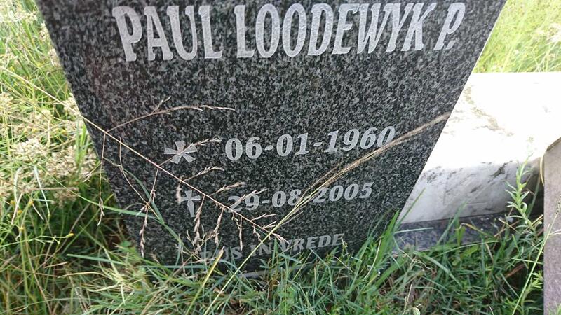 ? Paul Lodewyk P. 1960-2005
