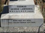 LAWRENCE Thomas George 1854-1889