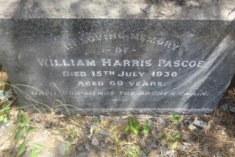 PASCOE William Harris -1936