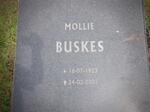 BUSKES Mollie 1923-2001