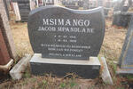 MSIMANGO Jacob Mpandlane 1941-1999