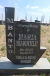 MBANTU Maria Makhulu 1950-2010