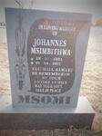MSOMI Johannes Msimbithwa 1963-2011