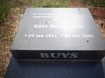 BUYS Gert Hendrikus 1931-2006 