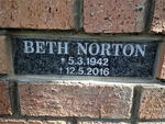 NORTON Beth 1942-2016
