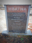 MBATHA Promise 1968-2002