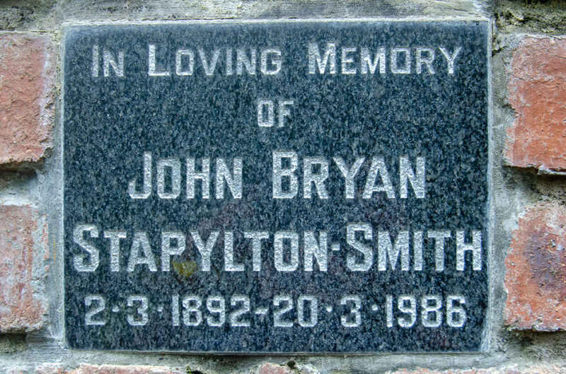 SMITH John Bryan, STAPYLTON 1892-1986