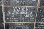YAZBEK Philip 1909-1987 & Adele 1904-1990
