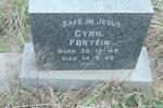 FORTEIN Cyril 1949-1950
