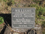 WILLIAMS Joseph William 1878-1960 & Susanna Margaretha 1883-1970