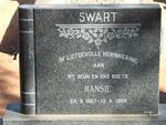 SWART Hansie 1957-1969
