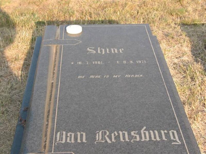 RENSBURG Shine, van 1901-1971