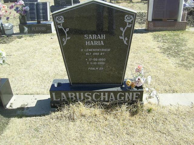 LABUSCHAGNE Sarah Maria 1920-2001
