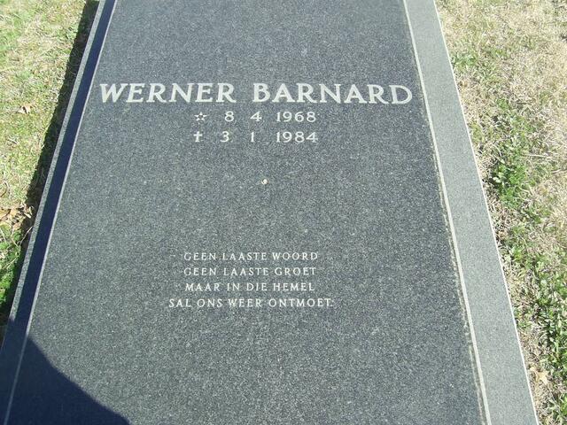 BARNARD Werner 1968-1984