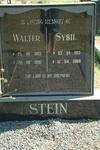 STEIN Walter 1903-1990 & Sybil 1913-2008