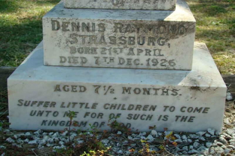 STRASSBURG Dennis Raymond 1926-1926