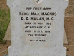 MALAN Magnus D.G. 1895-1918