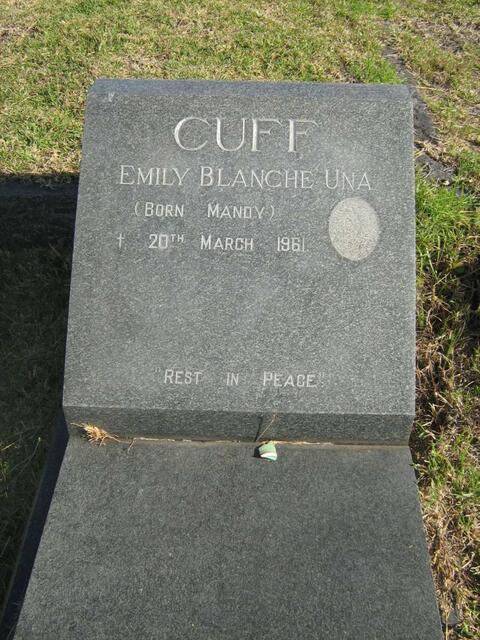 CUFF Emily Blanche Una nee MANDY -1961