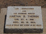 THERON Martha S. 1881-1944
