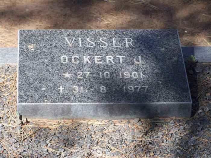 VISSER Ockert J. 1901-1977