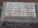WYK Anna Louisa, van nee HOUGH 1883-1914