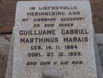 MARAIS Guillaume Gabriel Marthinus 1884-1955