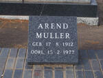 MULLER Arend 1912-1977