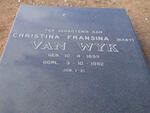 WYK Christina Fransina, van 1899-1992