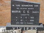 VIVIERS Maria C.E. nee AUGUSTYN 1921-1999
