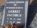 ? Gerrit Jacobus 1949-2009
