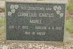 MAREE Cornelius Ignatius 1922-1939