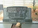 CRAIG Ivy May, Lewis nee GIBBENS 1907-1978 :: LEWIS-CRAIG Stella May 1947-1994