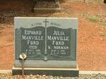 FORD Edward Manville 1906-1982 & Julia  B. NORMAN 1892-1984 