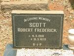 SCOTT Robert Frederick 1918-1972