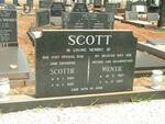 SCOTT Scottie 1903-1982 & Wentie 1907-1983