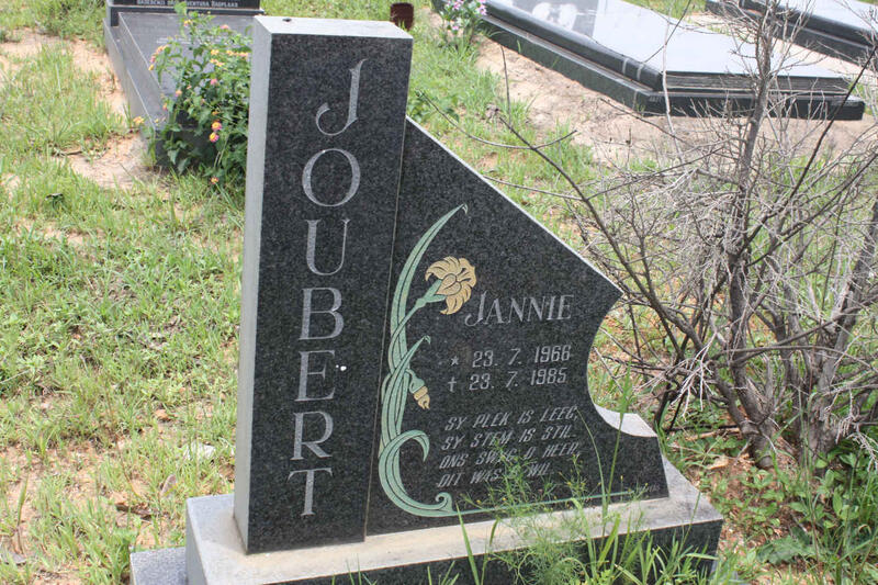 JOUBERT Jannie 1966-1985