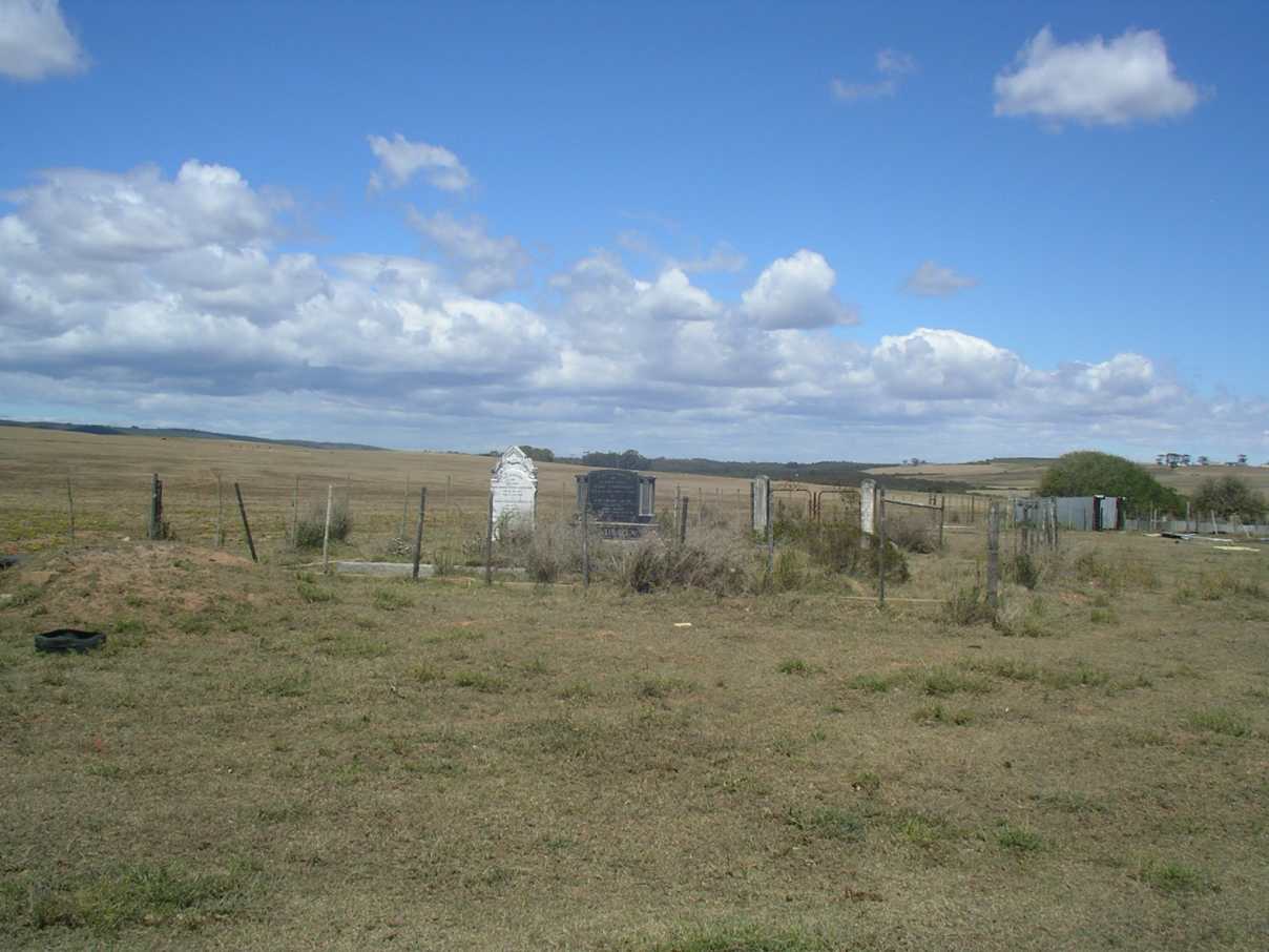 2. Overview of graves on the farm Botteliersfontein, Albertina