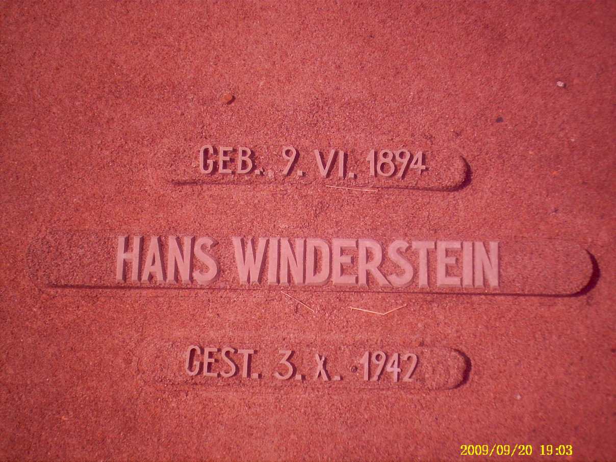 WINDERSTEIN Hans 1894-1942