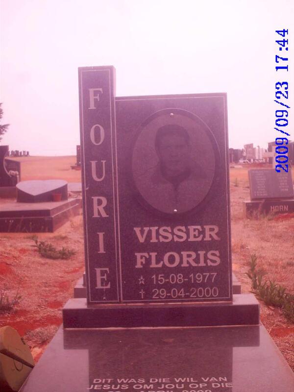 FOURIE Visser Floris 1977-2000