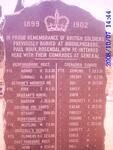 1. Senekal War Memorial 1899-1902