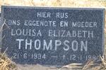 THOMPSON Louisa Elizabeth 1934-1980