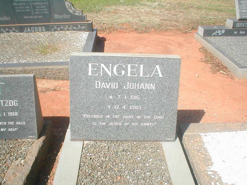 ENGELA David Johann 1915-1983