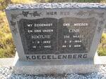 KOEGELENBERG Kootjie 1892-1962 & Cinie DE WAAL 1904-1989