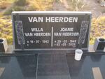 HEERDEN Willa, van 1942-  & Joanie 1948-2008