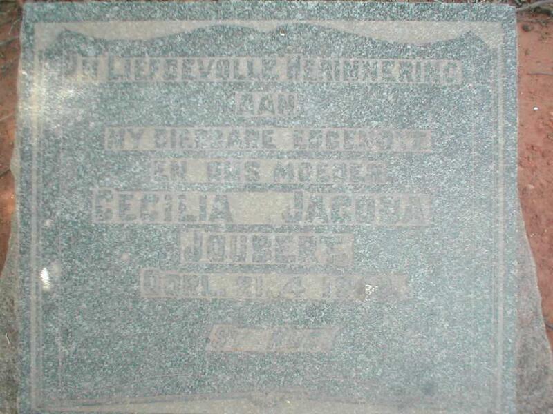 JOUBERT Cecilia Jacoba -1949