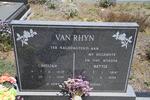 RHYN Chrisjan, van 1925-1998 :: VAN RHYN Bettie 1916-1994