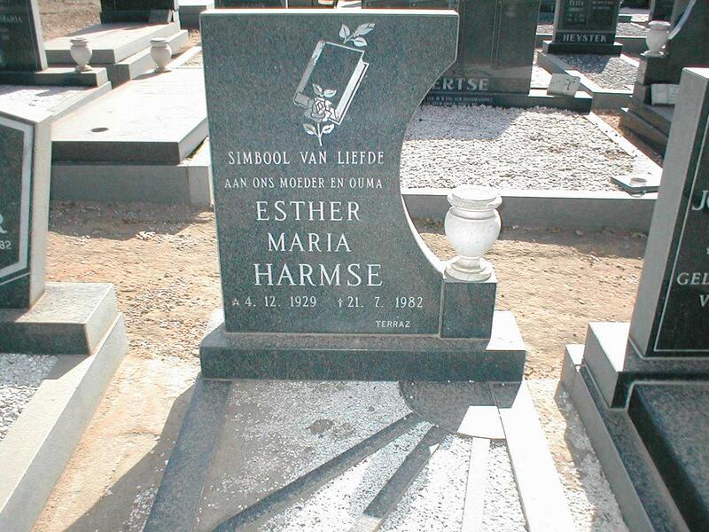 HARMSE Esther Maria 1929-1982